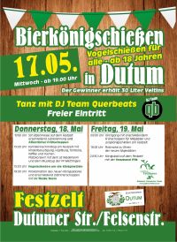 Flyer Schützenfest Dutum 2023